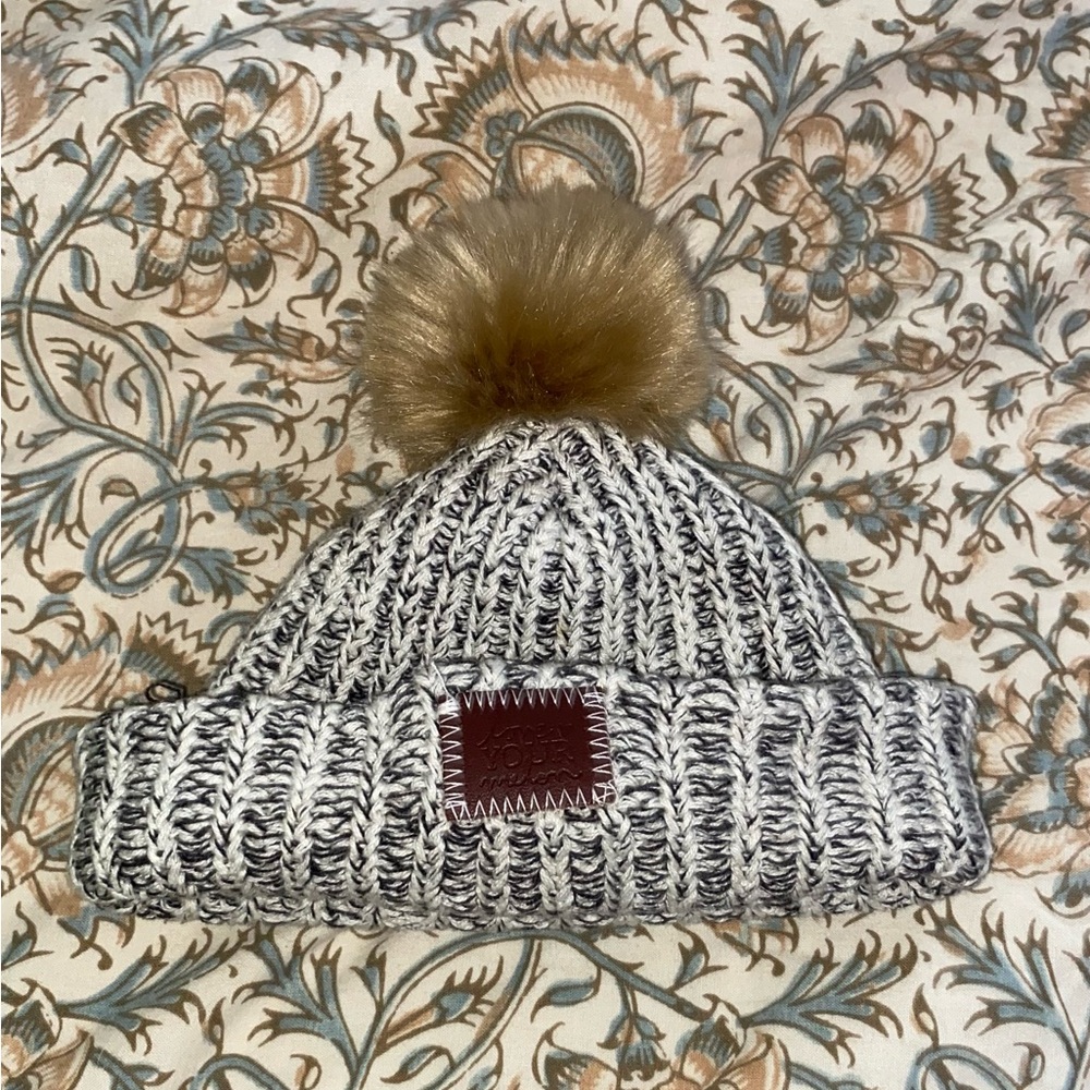 Love Your Melon Baby Beanie with Pom